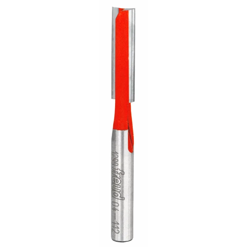 Freud Double Flute Straight Router Bit - 9/32" Diameter, 1" Cut, 1/4" Shank