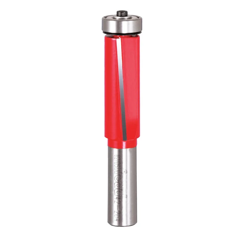 Freud Down Shear Helix Flush Trim Router Bit - 3/4" Diameter, 2" Cut, 1/2" Shank