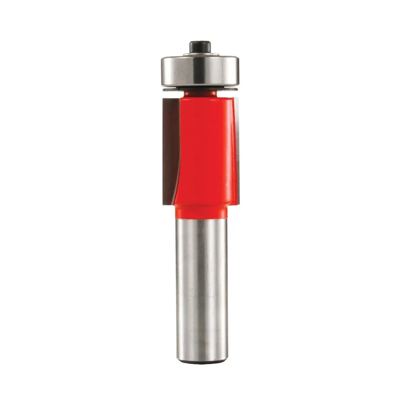 Freud Downshear Helix Flush Trim Router Bit - 3/4" Diameter, 1" Cut, 1/2" Shank