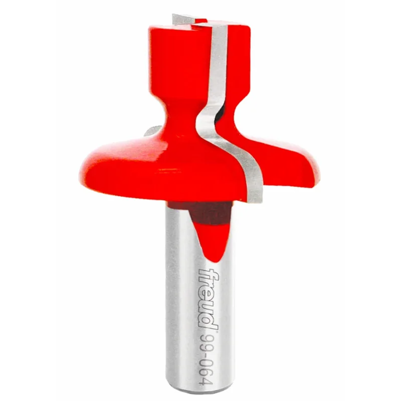 Freud Finger Pull Door Lip Router Bit - 1-3/4" Diameter, 1-3/16" Cut, 1/2" Shank