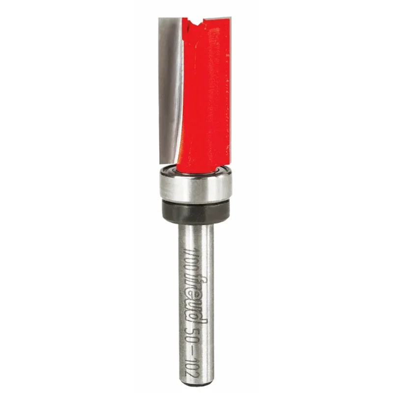Freud Flush Trim Router Bit w/Top Bearing - 1/2" Diameter, 1" Cut, 1/2" Shank