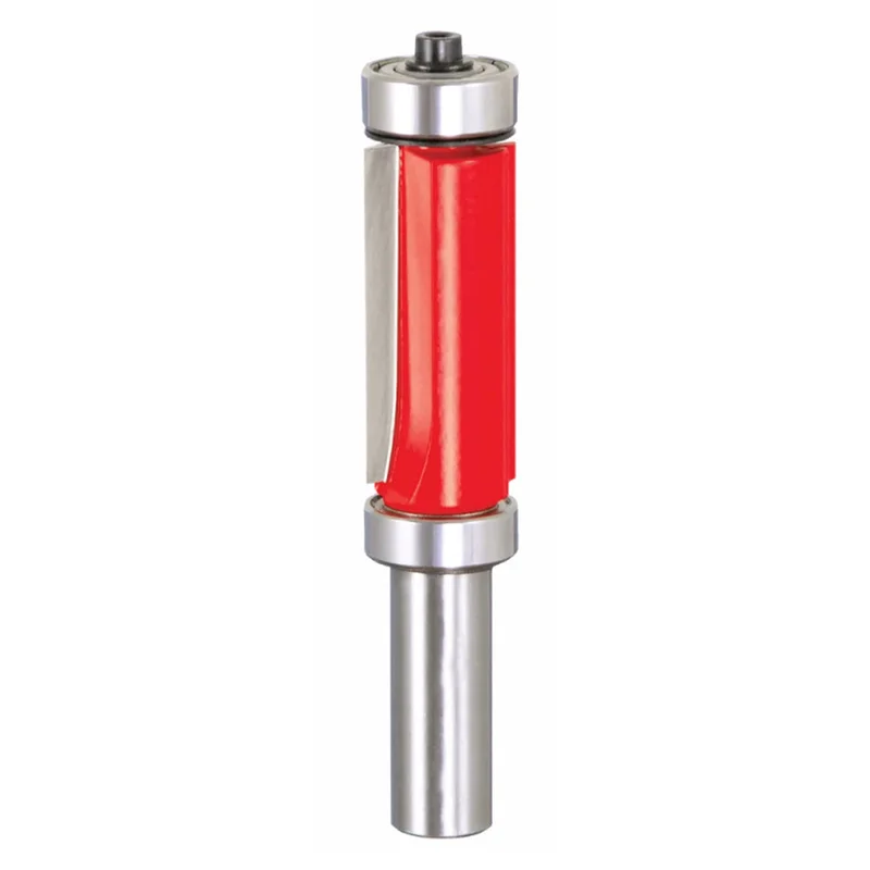 Freud Flush Trim Router Bit w/Top & Bottom Bearings - 3/4" Diameter, 1-5/8" Cut, 1/2" Shank