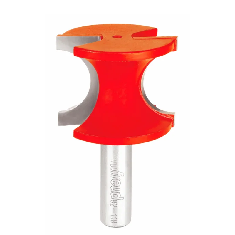 Freud Half Round Router Bit - 1-13/16" Diameter, 1-27/64" Cut, 1/2" Shank
