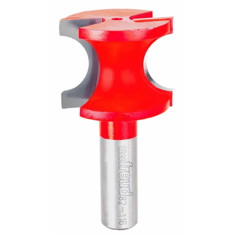 Freud Half Round Router Bit - 1-29/64" Diameter, 1-11/64" Cut, 1/2" Shank