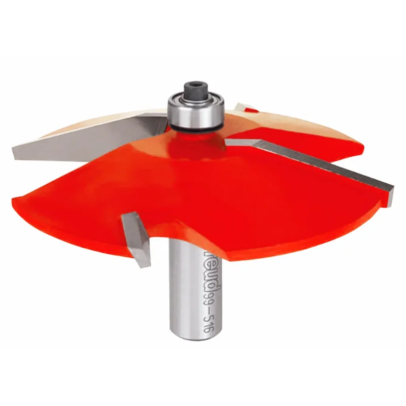 Freud Quadra-Cut Raised Panel Router Bit - 3-1/2" Diameter, 1/2" Cut, 1/2" Shank