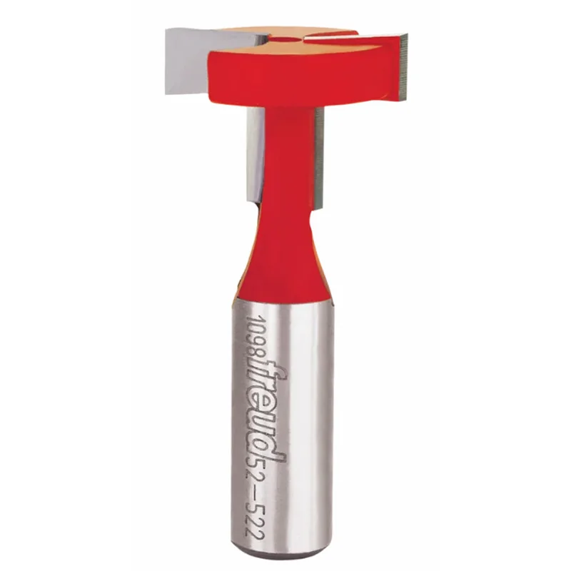 Freud T-Slotting Cutter Router Bit - 1-1/8" Diameter, 13/16" Cut, 1/2" Shank