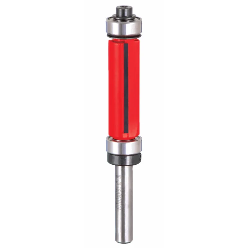 Freud Top & Bottom Bearing Flush Trim Router Bit - 1/2" Diameter, 1-1/4" Cut, 1/4" Shank