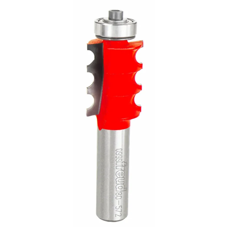 Freud Triple Beading & Fluting Router Bit - 7/8" Diameter, 1-5/64" Cut, 1/2" Shank