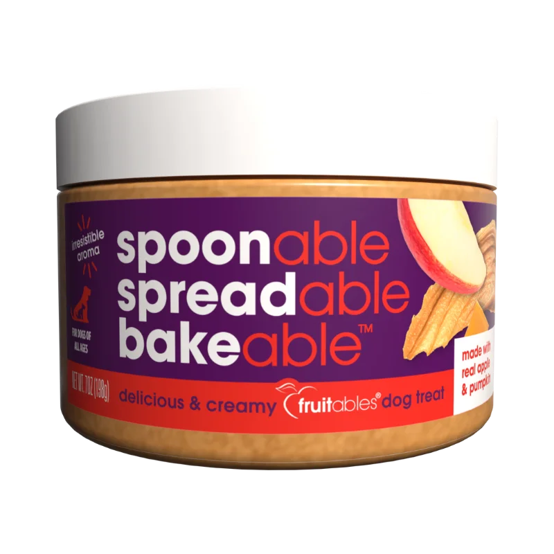 Fruitables Spreads Apple & Pumpkin Creamy Dog Treat