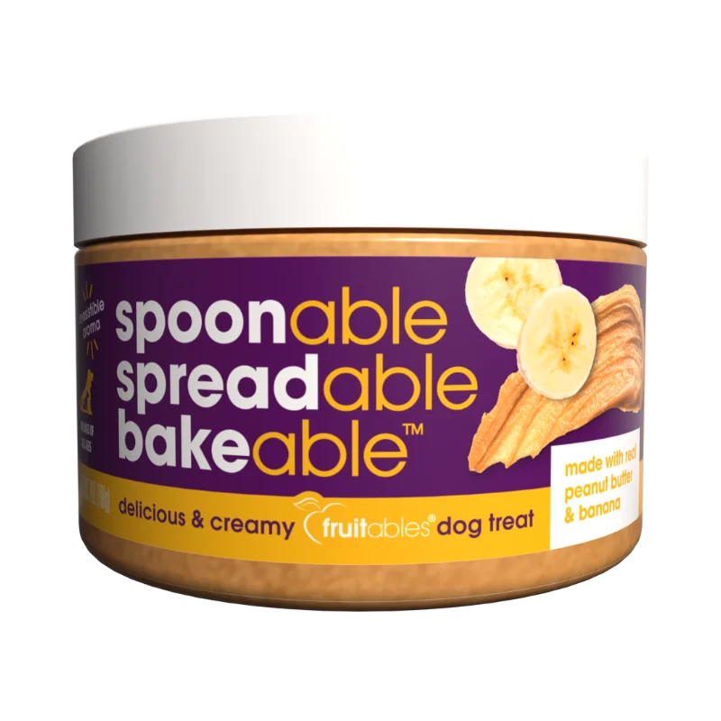 Fruitables Spreads Peanut Butter & Banana Creamy Dog Treat