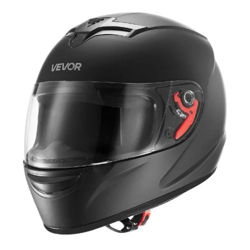 Full Face Motorcycle Helmet with Dual Visors, DOT Approved for Men & Women (Large)