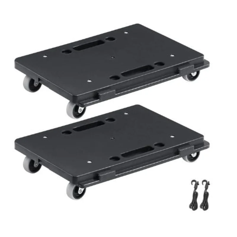Furniture Dolly 500 lbs Capacity Each Count Furniture Mover with Wheels Portable Moving Rollers 4 Wheels Heavy Duty Small Flat Dolly Cart