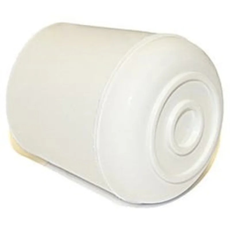Furniture Leg Tip, Off White Rubber, 1-1/4-In., 4-Pk.
