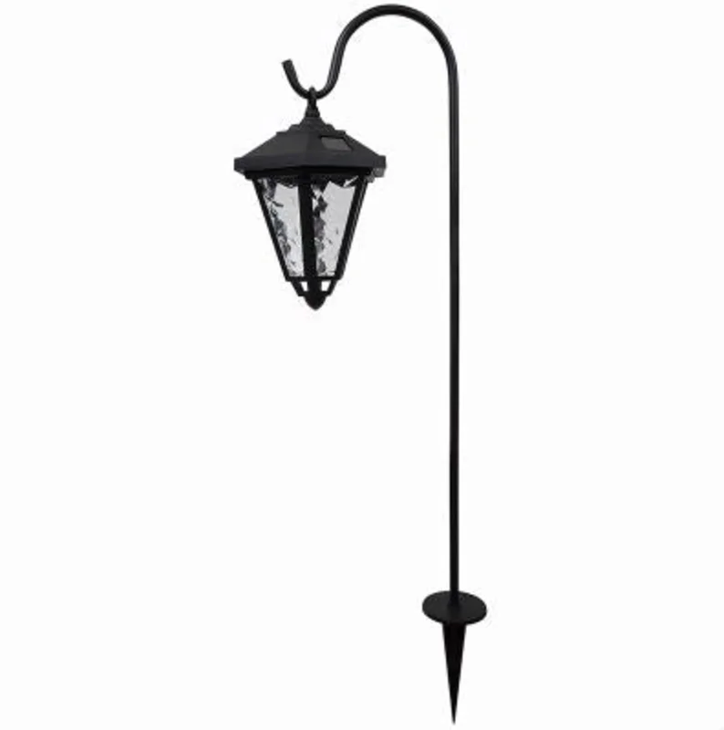 Fusion Solar Hanging Coach Light + Shepherds hook
