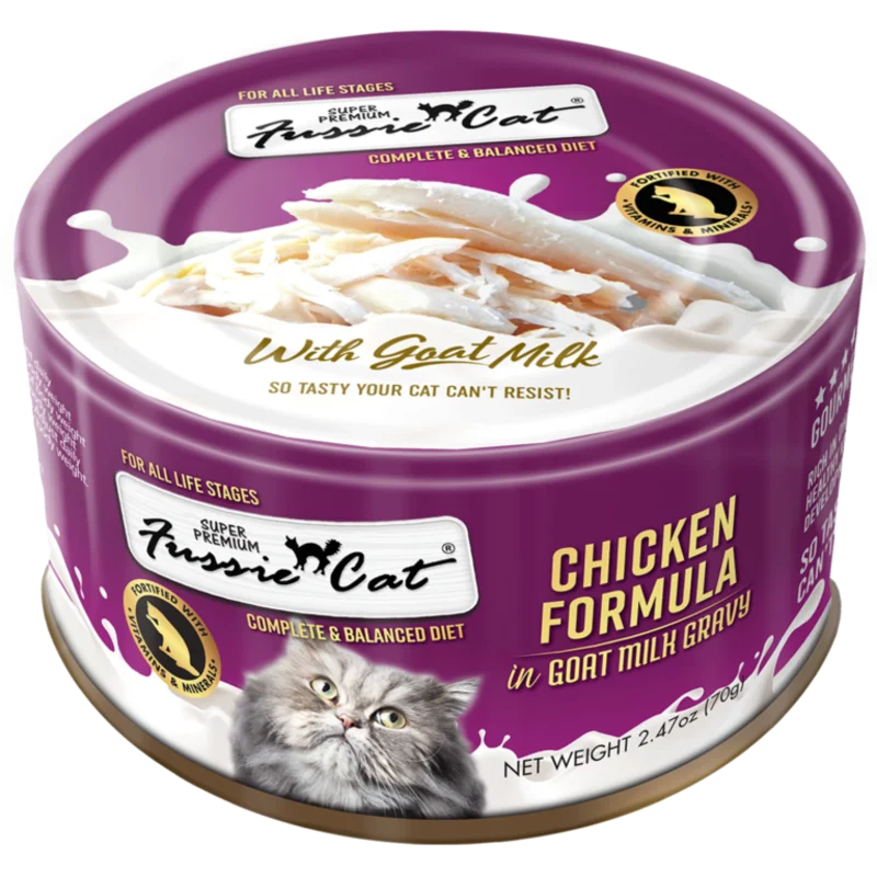 Fussie Cat Chicken Formula in Goat Milk Gravy Cat Food