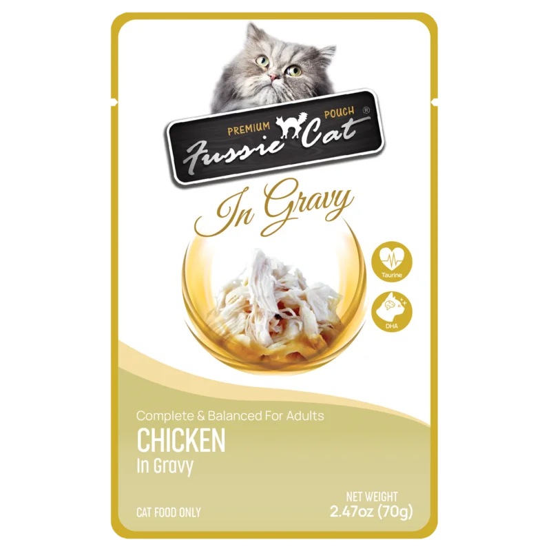 Fussie Cat Chicken in Gravy Cat Food