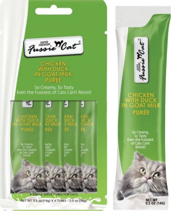Fussie Cat Chicken with Duck in Goat Milk Pure