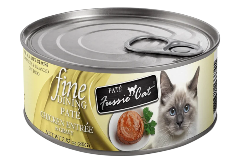 Fussie Cat Fine Dining - Pate - Chicken Entree in Gravy Canned Cat Food