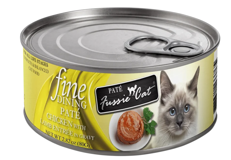Fussie Cat Fine Dining - Pate - Chicken with Lamb Entree in Gravy