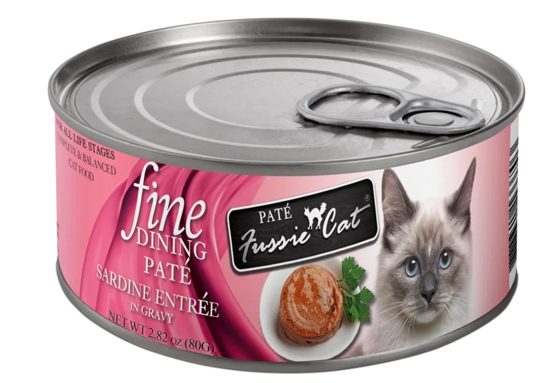 Fussie Cat Fine Dining - Pate - Sardine Entree in Gravy