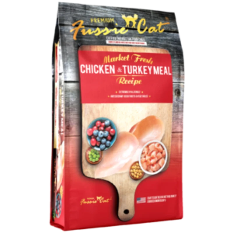Fussie Cat Market Fresh Chicken & Turkey Meal Dry Cat Food