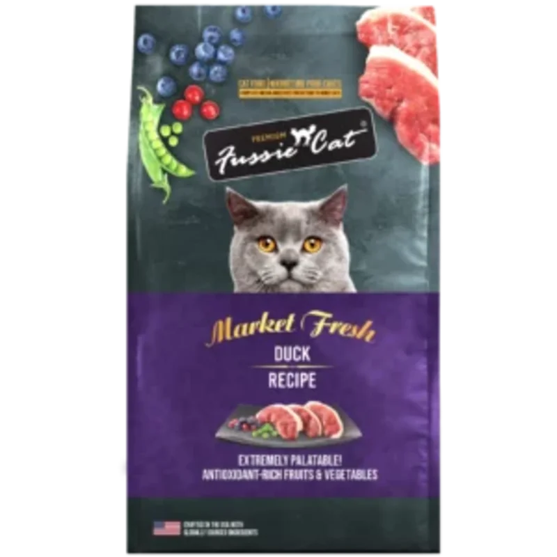Fussie Cat Market Fresh Duck Formula Dry Cat Food
