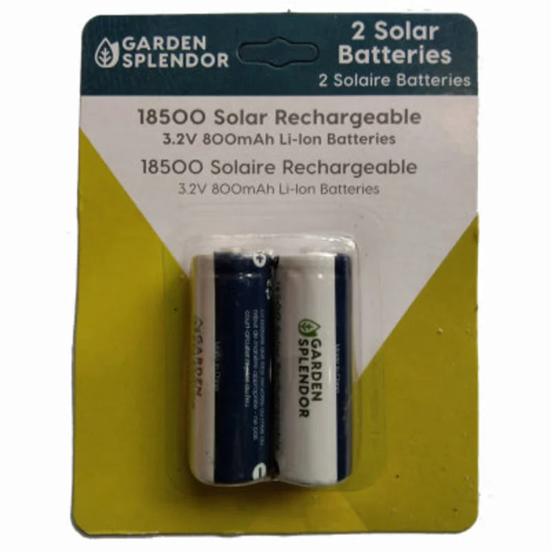 Garden Splendor Solar Rechargeable Batteries