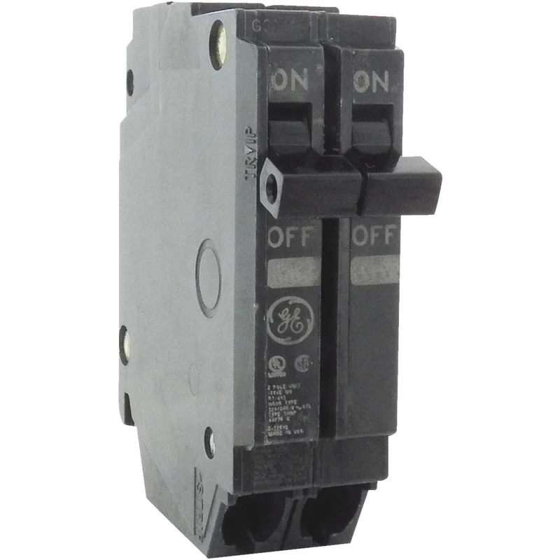 GE THQP 15A Double-Pole Standard Trip Circuit Breaker