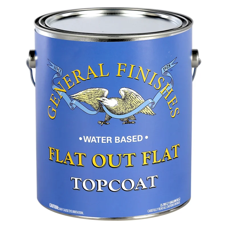 General Finishes Water-Based Flat Out Flat Topcoat - Gallon