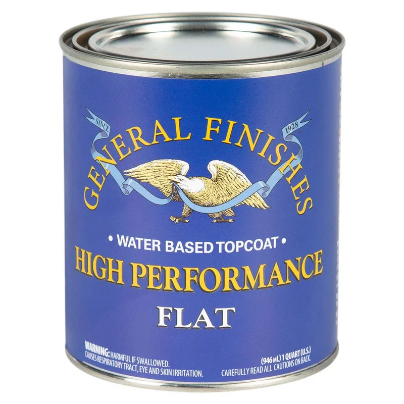 General Finishes Water-Based High Performance Topcoats - Quart