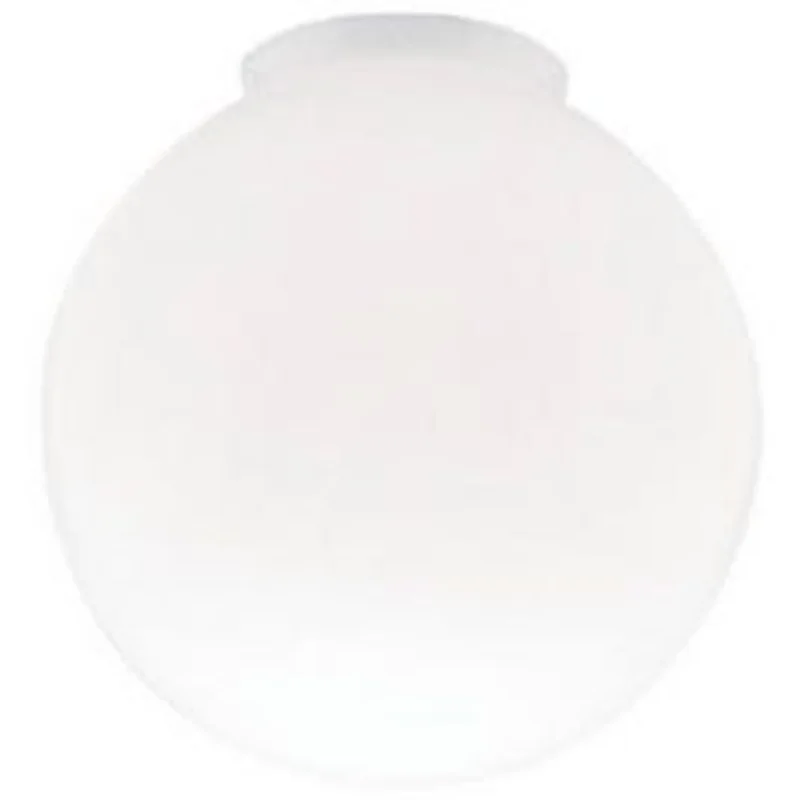 Gloss White Ball Globe, 8-In.