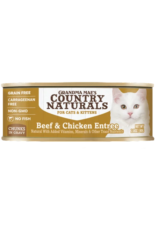 Grandma Mae's Country Naturals Beef & Chicken Chunks in Gravy