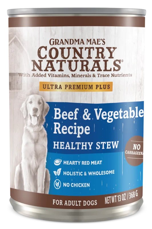 Grandma Mae's Country Naturals Beef & Vegetable Recipe Healthy Stew
