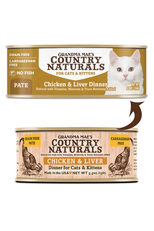 Grandma Mae's Country Naturals Chicken & Liver Dinner