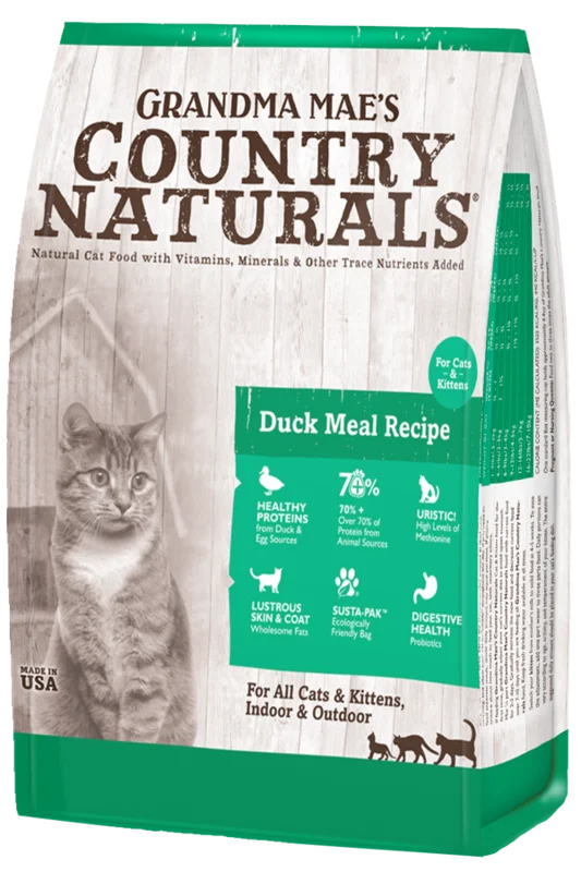 Grandma Mae's Country Naturals Duck Meal Recipe for Cats & Kittens