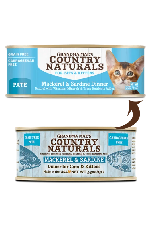 Grandma Mae's Country Naturals Mackerel & Sardine Dinner