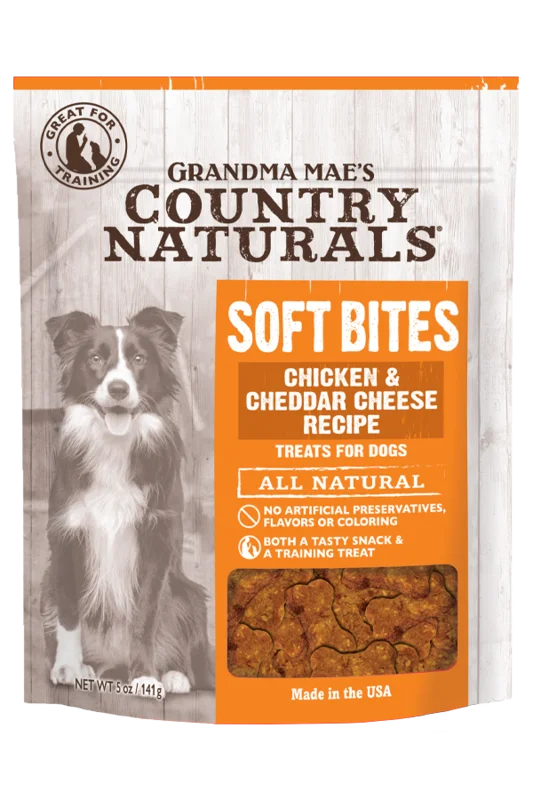 Grandma Mae's Country Naturals Soft Bites Chicken & Cheddar Dog Treats