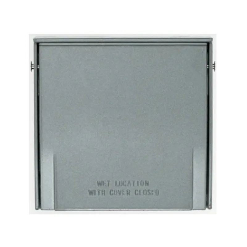 Gray Outdoor Heavy Duty Cast Aluminum Multigang Cover 3797