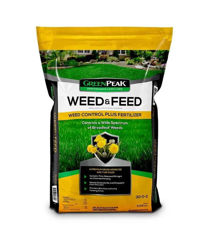 GreenPeak Weed & Feed 30-0-3 Weed Control Plus Fertilizer