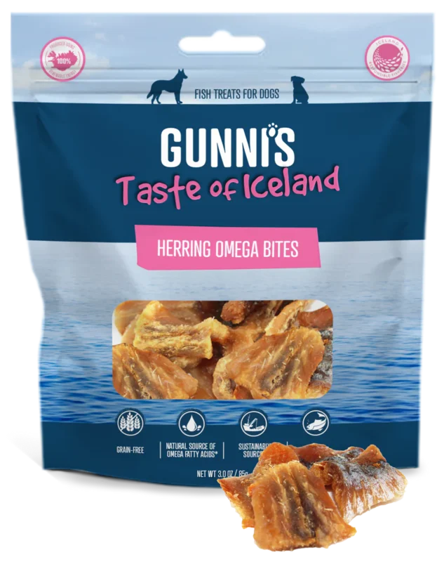 Gunni's Herring Omega Bites Dog Treats