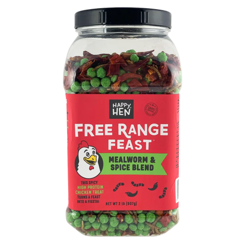 Happy Hen Treats Free Range Feast Mealworm & Spice Blend