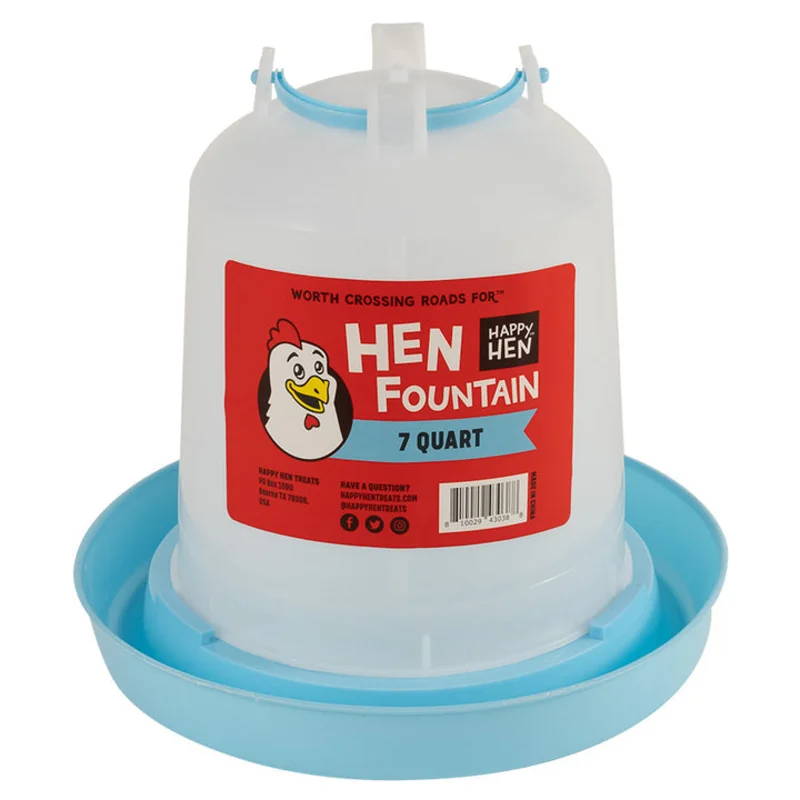 Happy Hen Treats Hen Fountain Blue