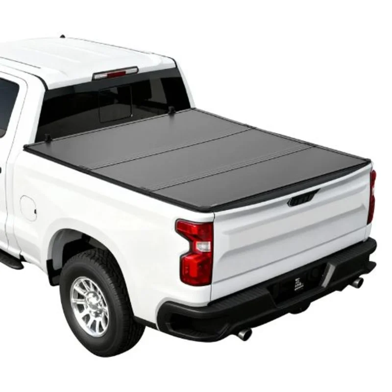 Hard TriFold Tonneau Cover for 20072025 Chevy Silverado / GMC Sierra 1500 5.8ft Short Box