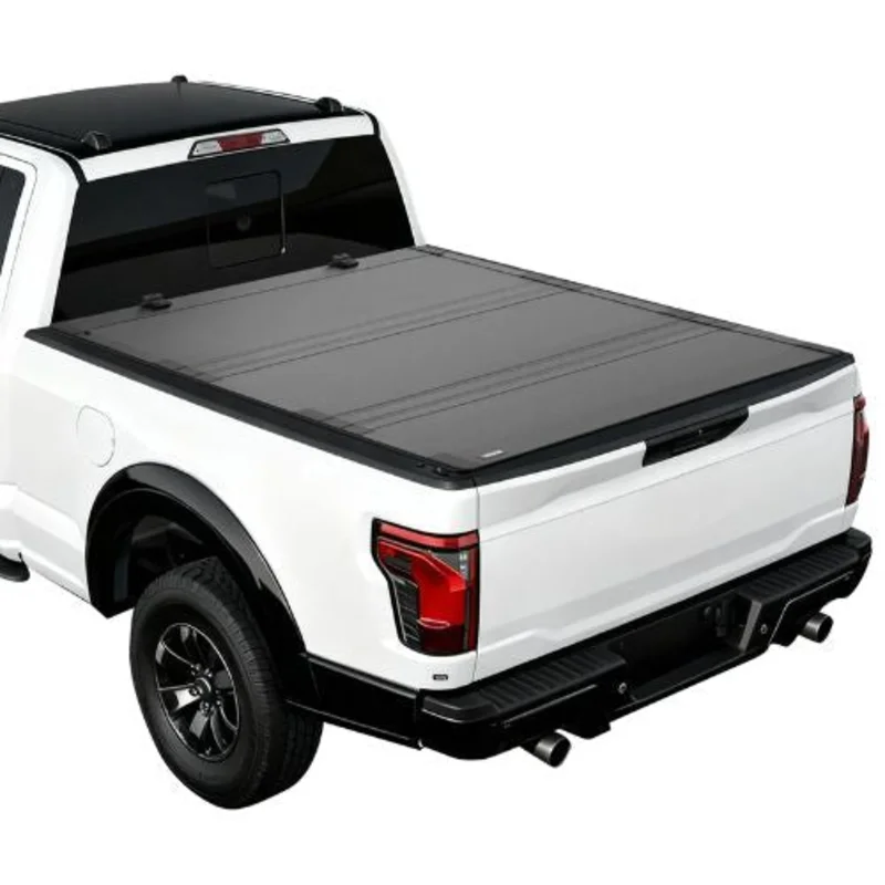 Hard TriFold Tonneau Cover for 20192025 Chevy/GMC Silverado/Sierra 1500 5.8ft Bed (with MultiPro/Flex Tailgate)