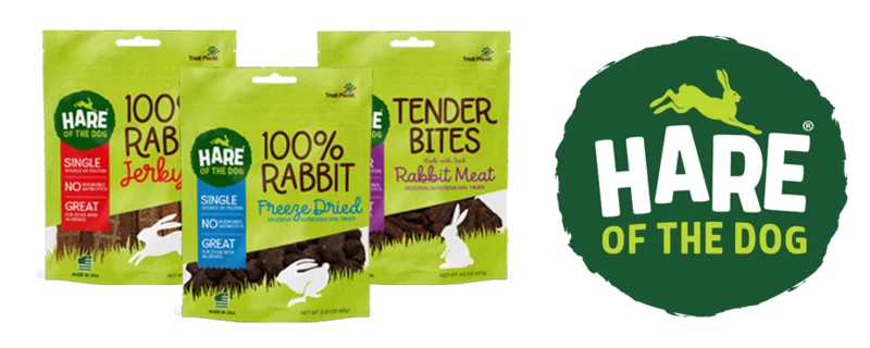 Hare of the Dog 100% Rabbit Jerky Dog Treats