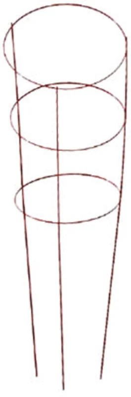 HD TOMATO CAGE GRN 42X16 3 RING 3 LEG