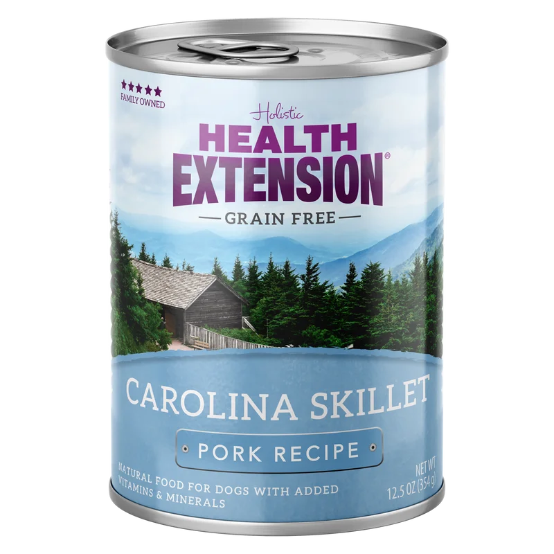Health Extension Carolina Skillet - Pork Recipe Wet Dog Food