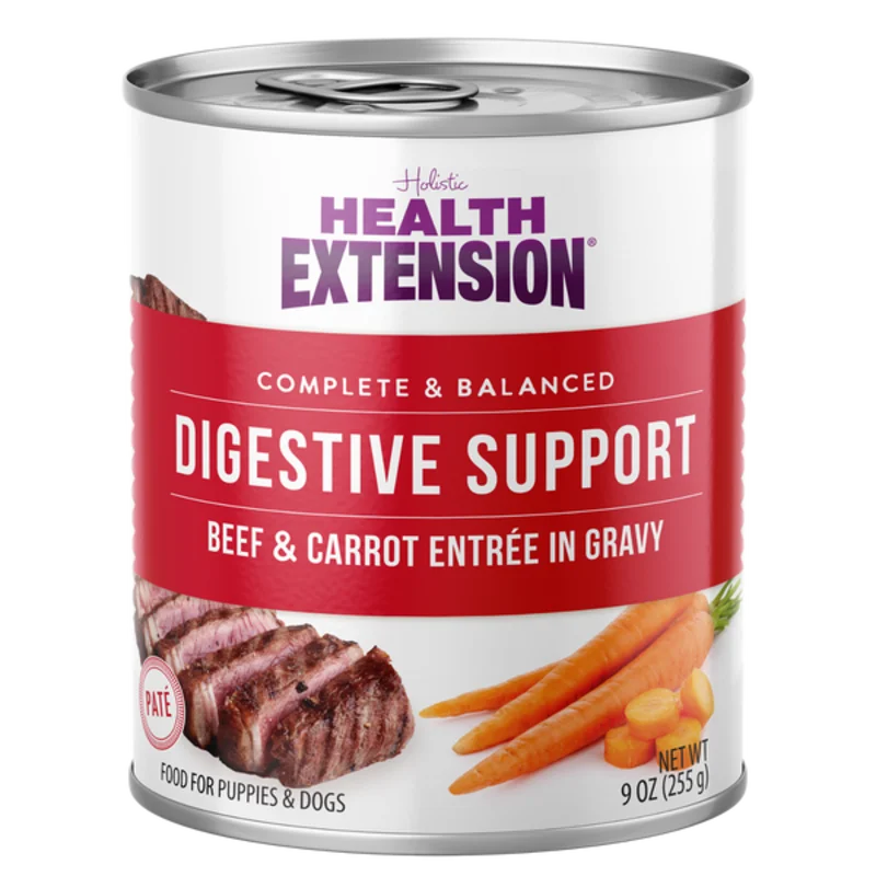 Health Extension Digestive Support, Beef & Carrot Entree in Gravy Dog Food