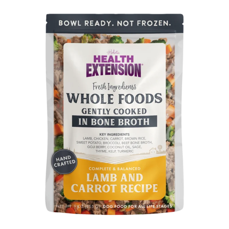 Health Extension Gently Cooked Lamb And Carrot Recipe for Dogs
