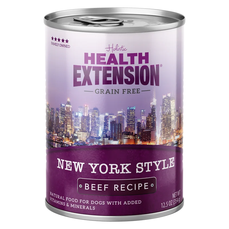 Health Extension Grain Free New York Style - Beef Recipe Wet Dog Food
